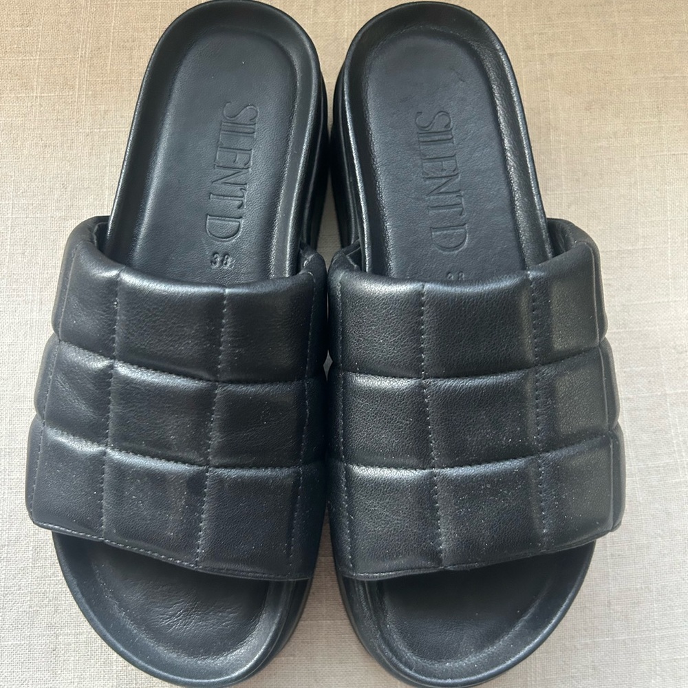 Silent D Porta Slides (Anthropologie) Size 38(US 7) - Picture 4 of 4